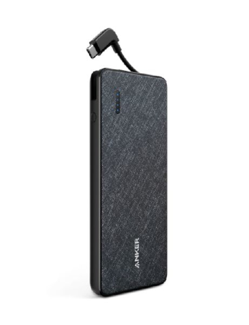 Anker 10000 PD Built-In USB-C Cable Power Delivery  (A1221H11)