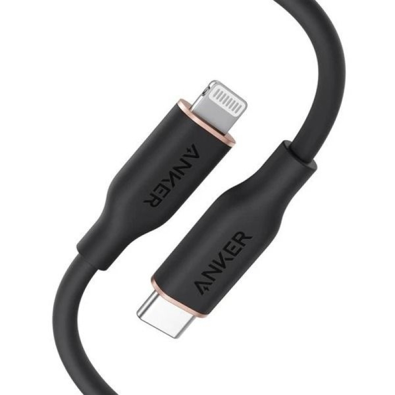 كابل PowerLine III Flow من USB-C اليLightning (3 قدم / 0.9 متر) من Anker