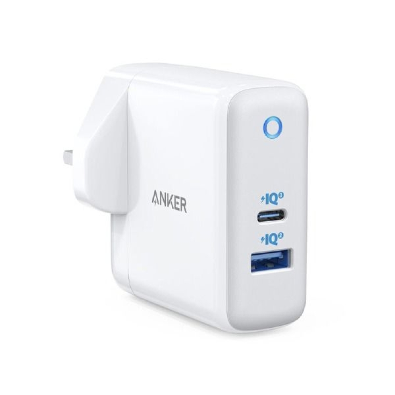 شاحن حائط PwerPort Atom III (منفذين) مع with iQ 3.0 من Anker