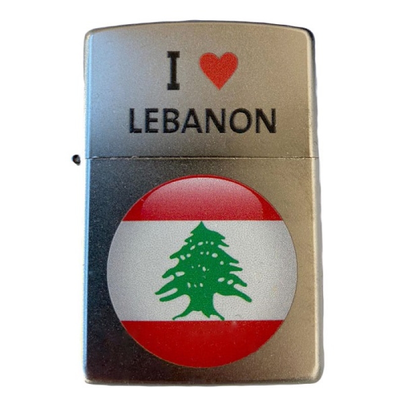 Zippo I Love Lebanon Design Lighter - ZP205-412704