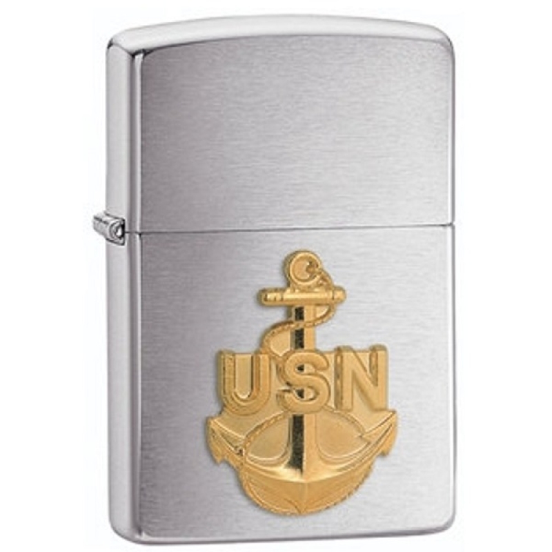Zippo US Navy Anchor Emblem Lighter - ZP280ANC
