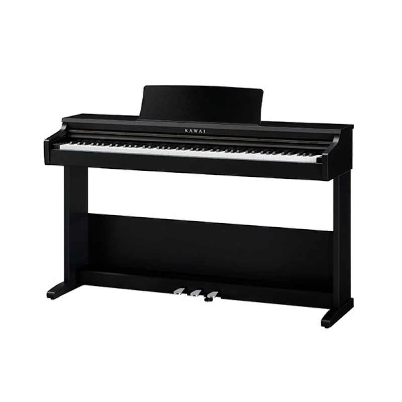 KAWAI 88-Key Digital Piano with Bench, Black - KDP75-B