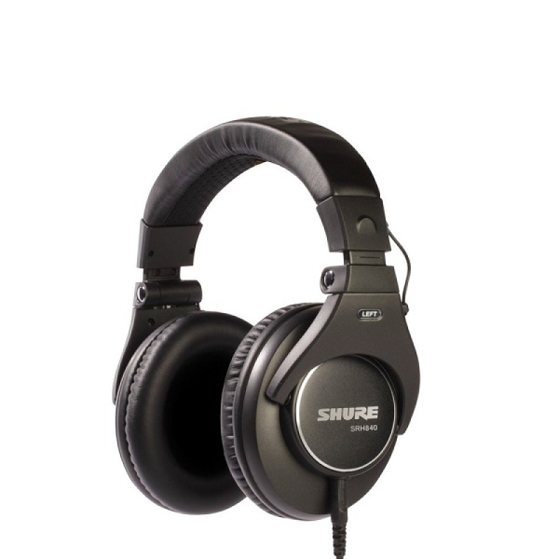 SHURE Closed-Back Over-Ear Professional Monitoring Headphone - SRH840-BK