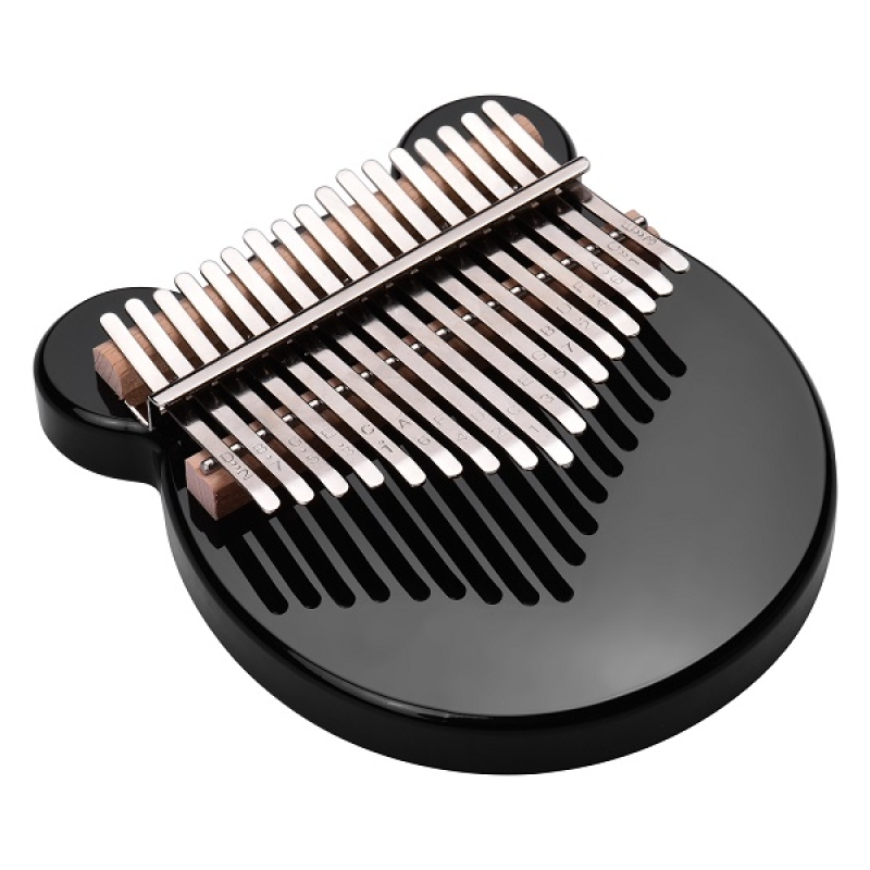 Kalimba 17-Key Black Acrylic Thumb Piano with Carrying Case - AK-2B