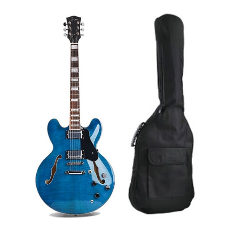 Smiger Jazz Electric Guitar, BLUE - S-G16-TBL