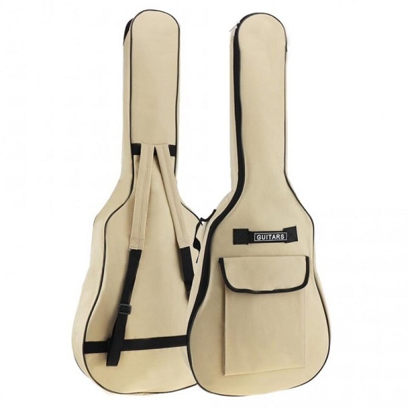 40/41Inch Oxford Fabric Acoustic Guitar Gig Bag, Beige - 544-BAG-BEIGE