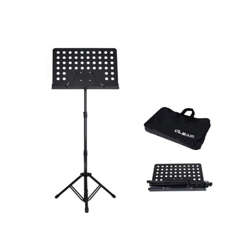 Artland Music Sheet Foldable Stand with Bag, Black - MS150