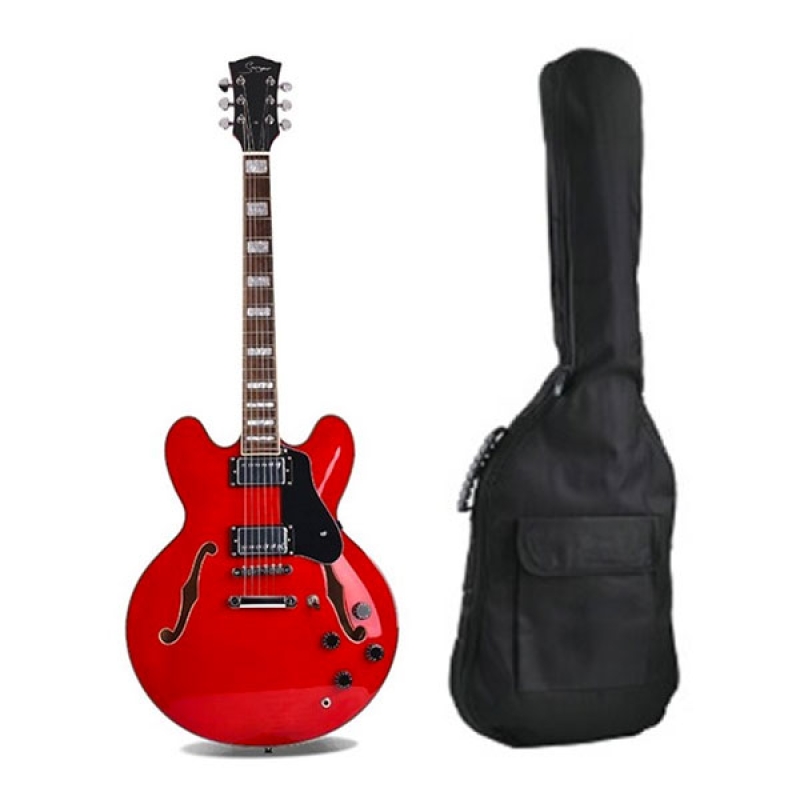 Smiger Jazz Electric Guitar, Red - S-G16-TRD