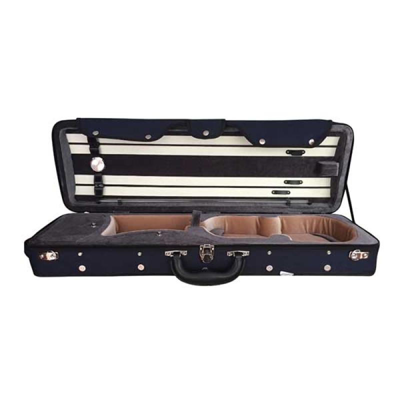 ARTLAND High Quality 4/4 Foam Violin Case, Blue - SVC108-BLUE