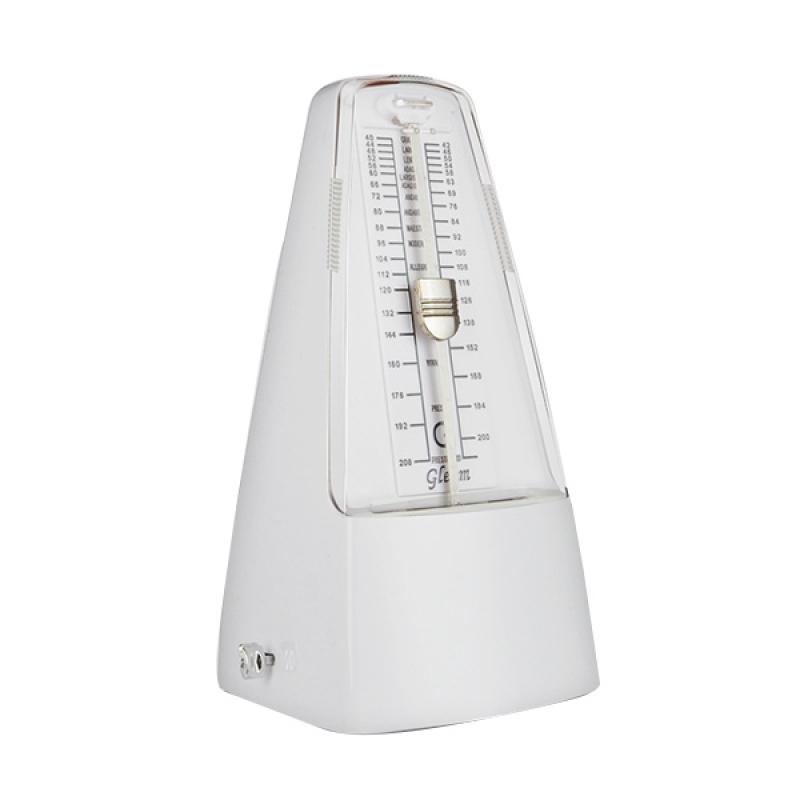 ARTLAND Manual Metronome for Keyboards & Pianos, White - AGM001-WHITE