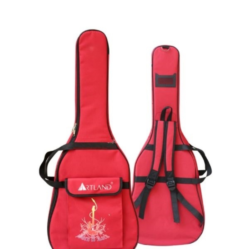 ARTLAND Acoustic 41inch Guitar Bag, Red - AAB010-Red