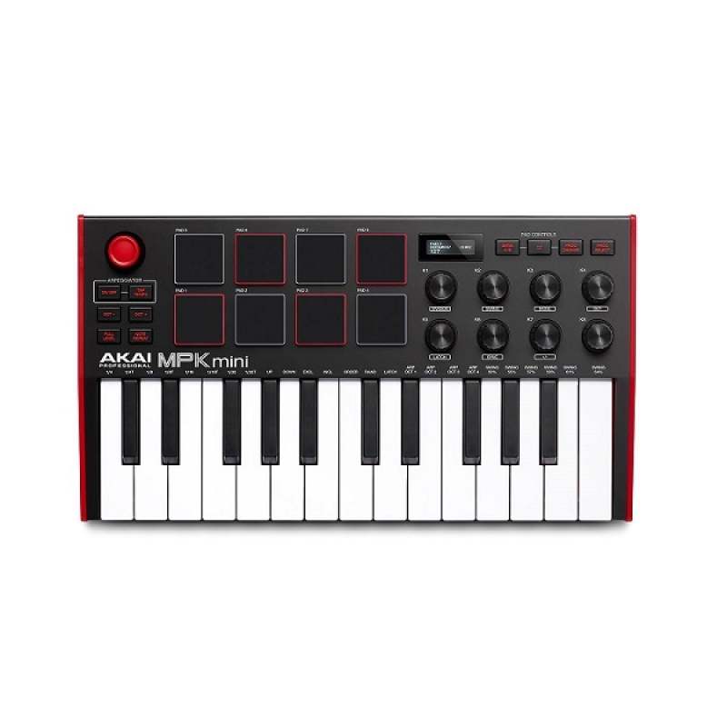 AKAI USB/MIDI Compact Keyboard-Pad Controller - MPKMINI3