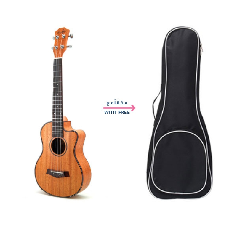 Professional Ukulele, Wooden High Quality 26inch Guitar - CS-TQ100-OB