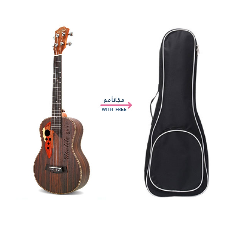 Professional Ukulele, Wooden High Quality 26inch Guitar - CS-MG200-OB