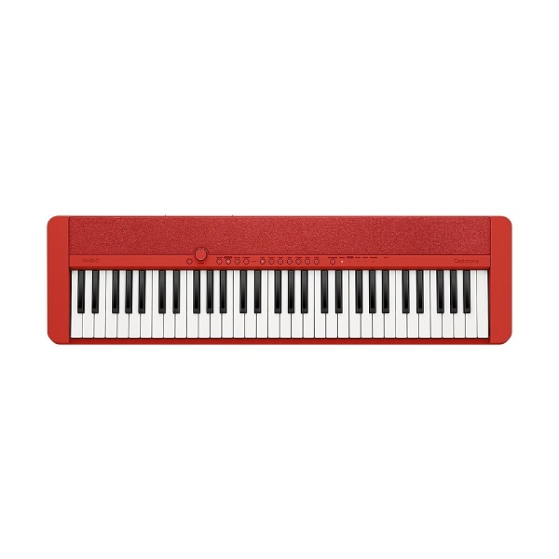 Casio 61-Key Portable Keyboard, Red - CT-S1RDC2