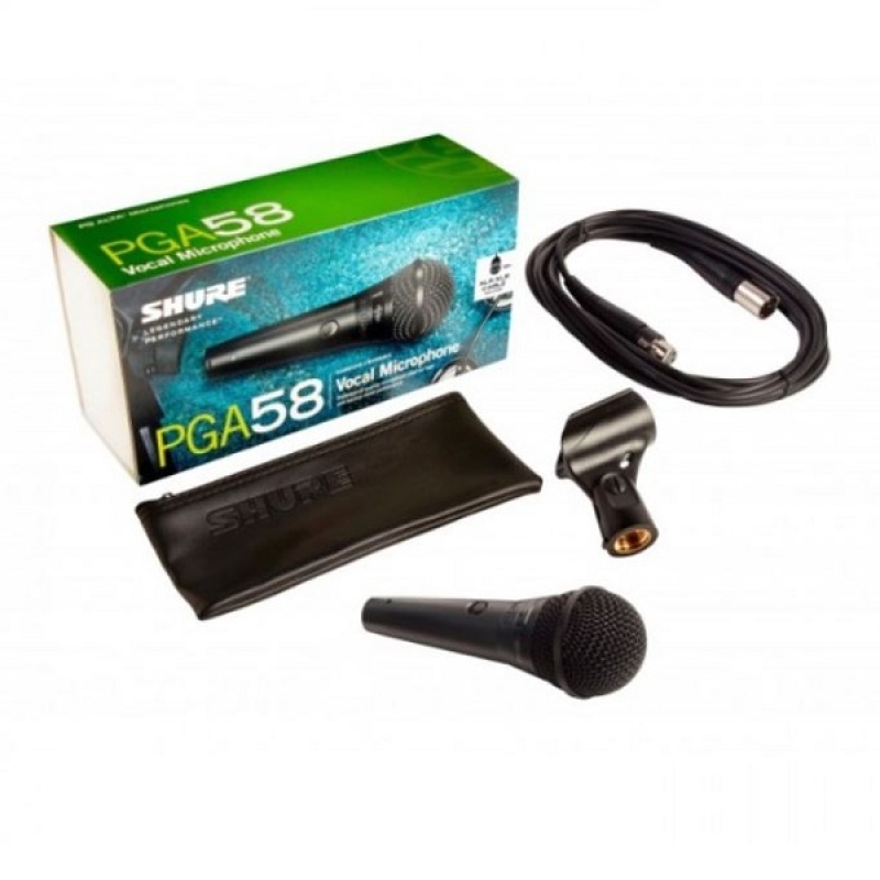 Shure Cardioid Dynamic Vocal Microphone - PGA58-XLR-E