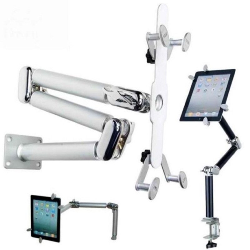 Multi-Functional Bracket Mount Foldable Holder Stand for IPAD - IPAD-ST SILVER