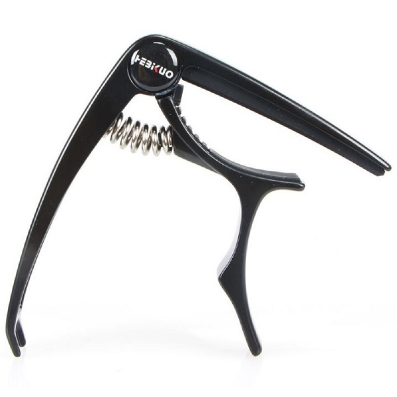 Hebikuo High Quality Personalized Guitar Capo, Black - BDJ-56-B