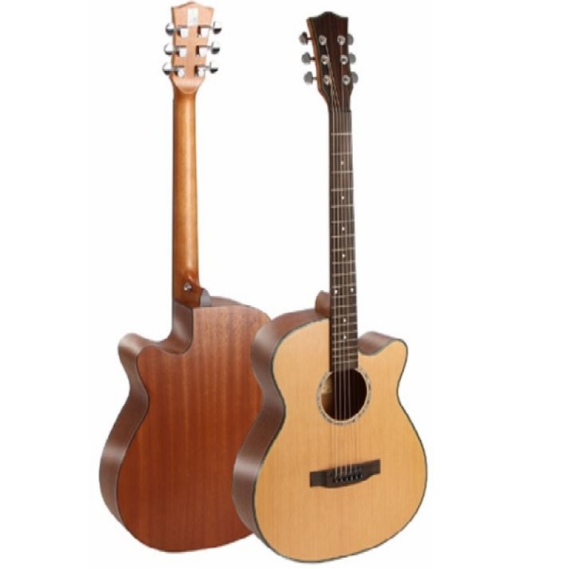 Enjoy Sapele Acoustic 41 Inch Folk Guitar - E41-12