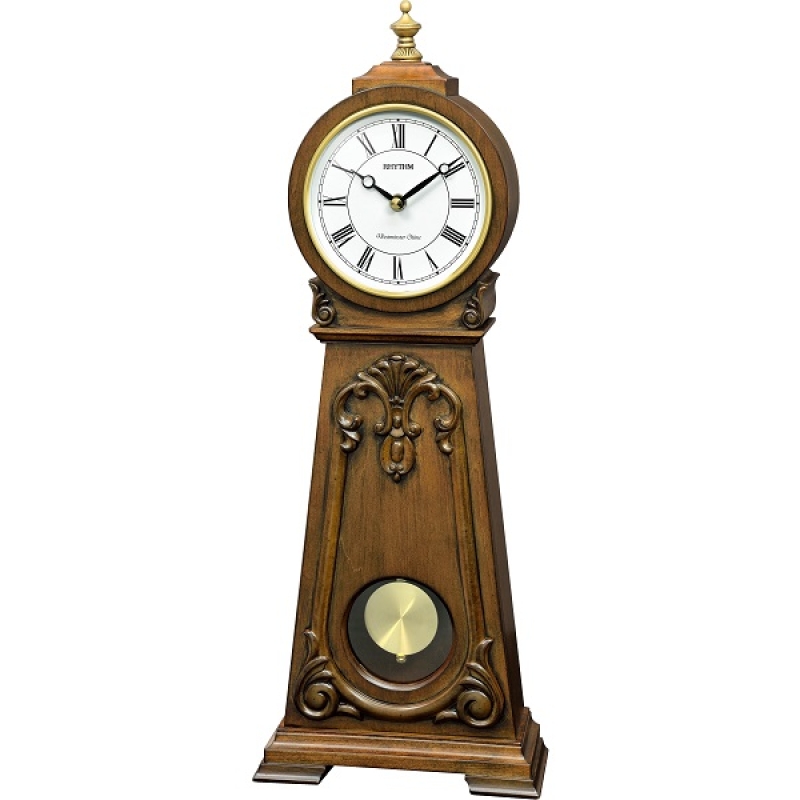 Rhythm Wooden Table Clock - CRJ749NR06