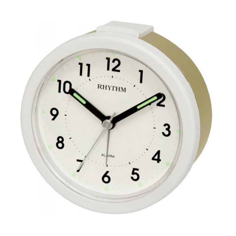 Rhythm Value Added Beep Alarm Clock, Yellow - CRE232NR18