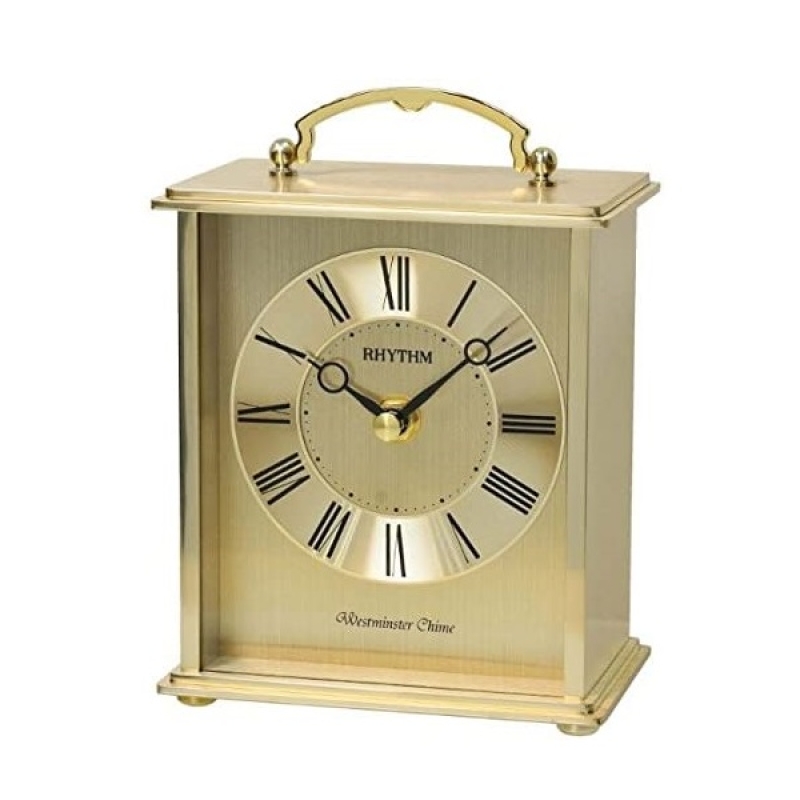 Rhythm Metal Table Clock - CRH254NR18