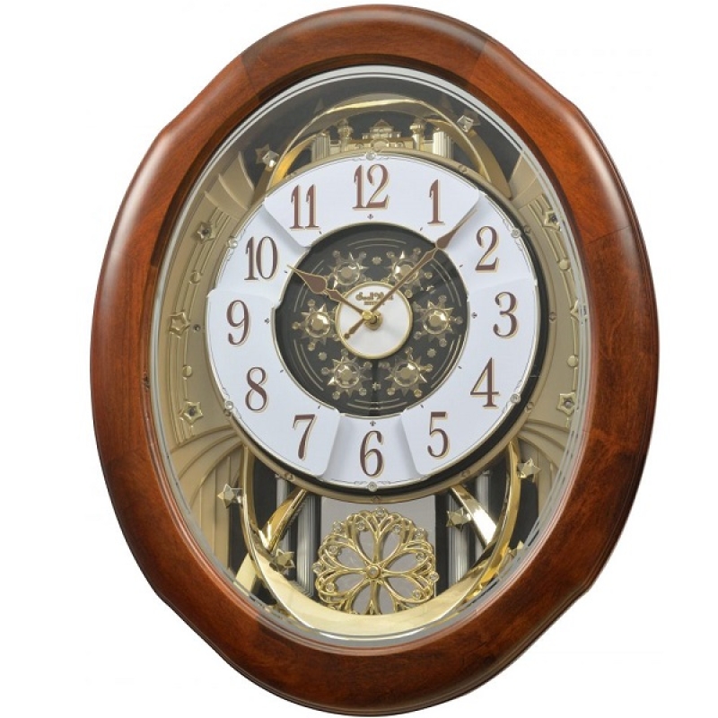 Rhythm Magnificent Magic Motion Wall Clock - 4MH884WD06