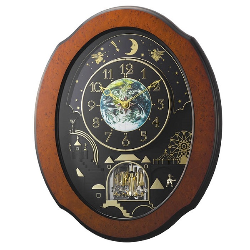 Rhythm Timecracker Cosmos Magic Motion Wall Clock - 4MH879WU06