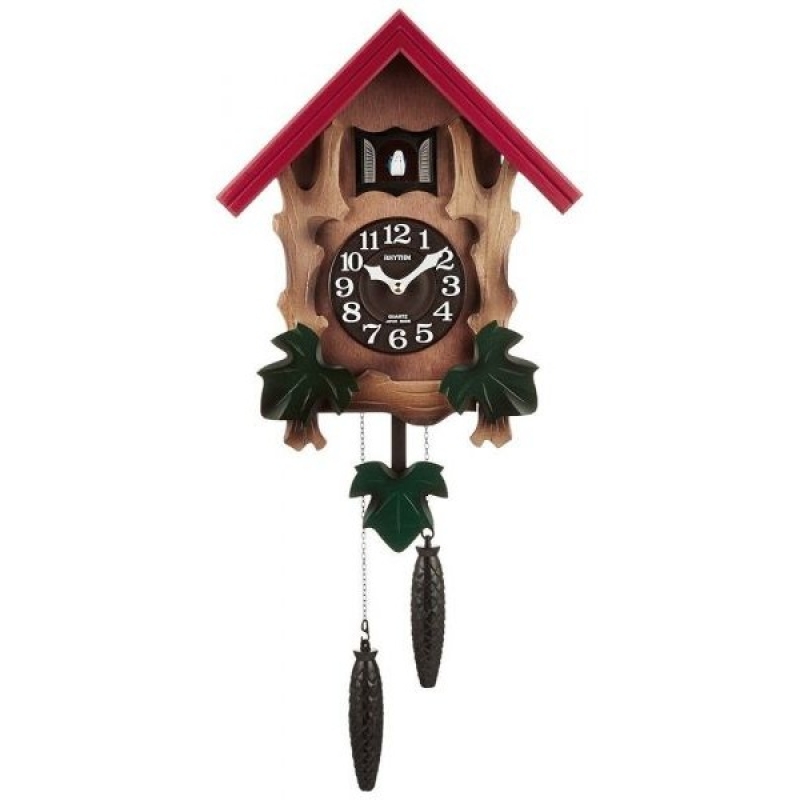 Rhythm Cuckoo Pendulum Wall Clock - 4MJ775RH06