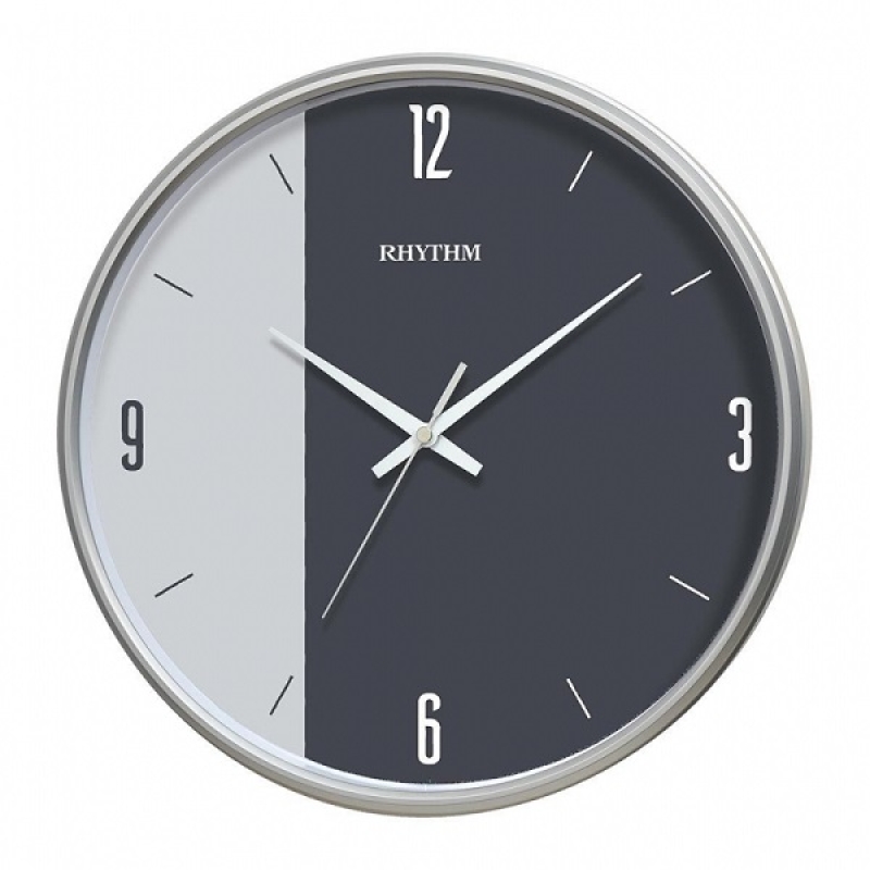 Rhythm Round Plastic Wall Clock - CMG589CR08