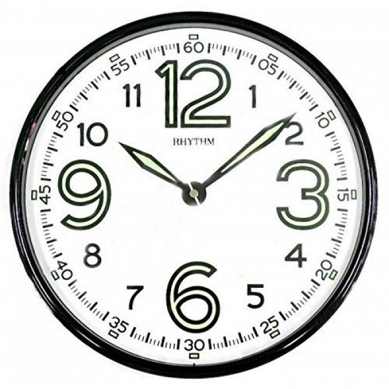 Rhythm Japan Plastic Wall Clock - CMG499BR71