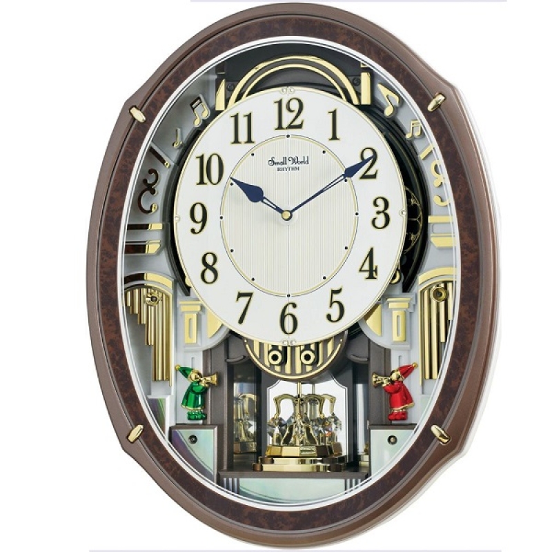 Rhythm Harmony Blessing Musical Motion Wall Clock - 4MH423WR23