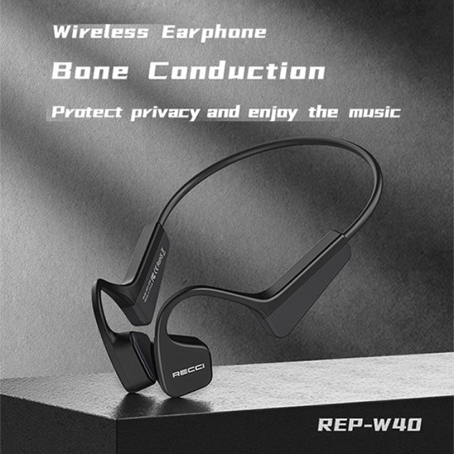 RECCI - من  Bone Conduction سماعات بلوتوث رياضية
