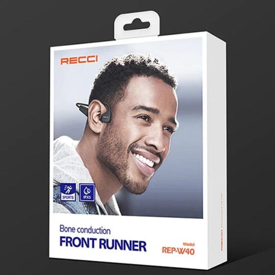 RECCI - من  Bone Conduction سماعات بلوتوث رياضية