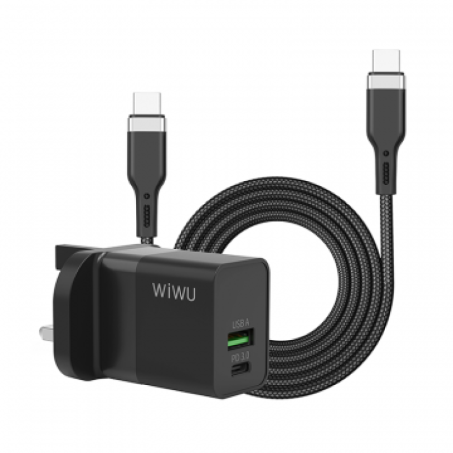 Wiwu 30W Quick Charge Bundle Type-C To Type-C