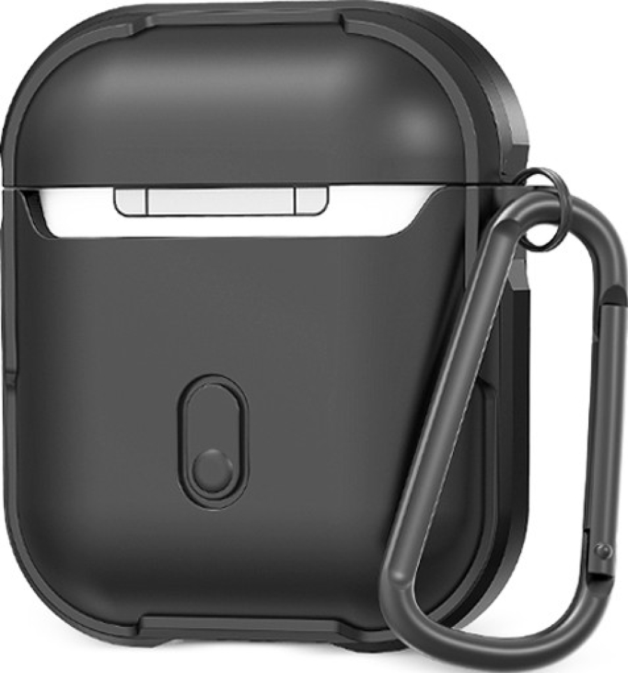Wiwu Defense Armor Strong Metal Ultimate Protection Case For Airpods - Black