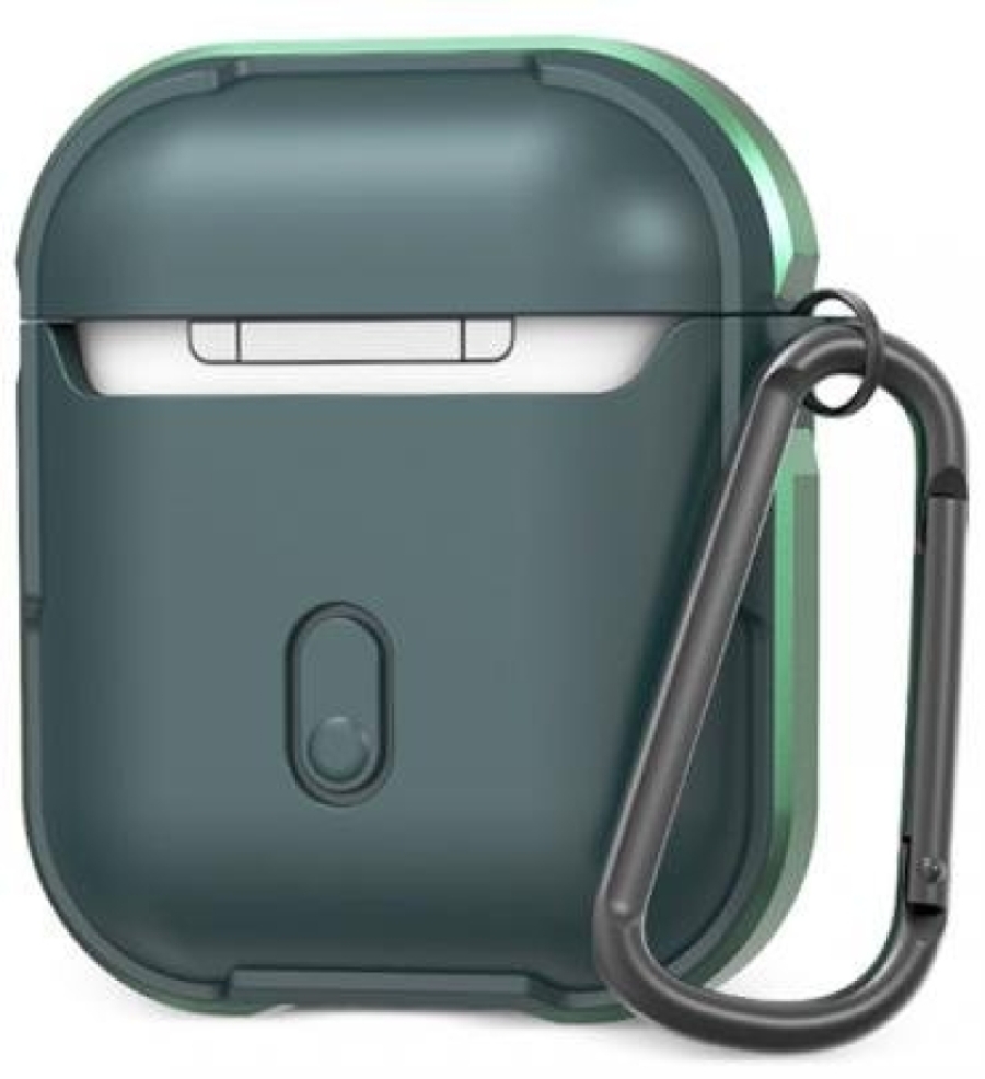 Wiwu Defense Armor Strong Metal Ultimate Protection Case For Airpods - Green