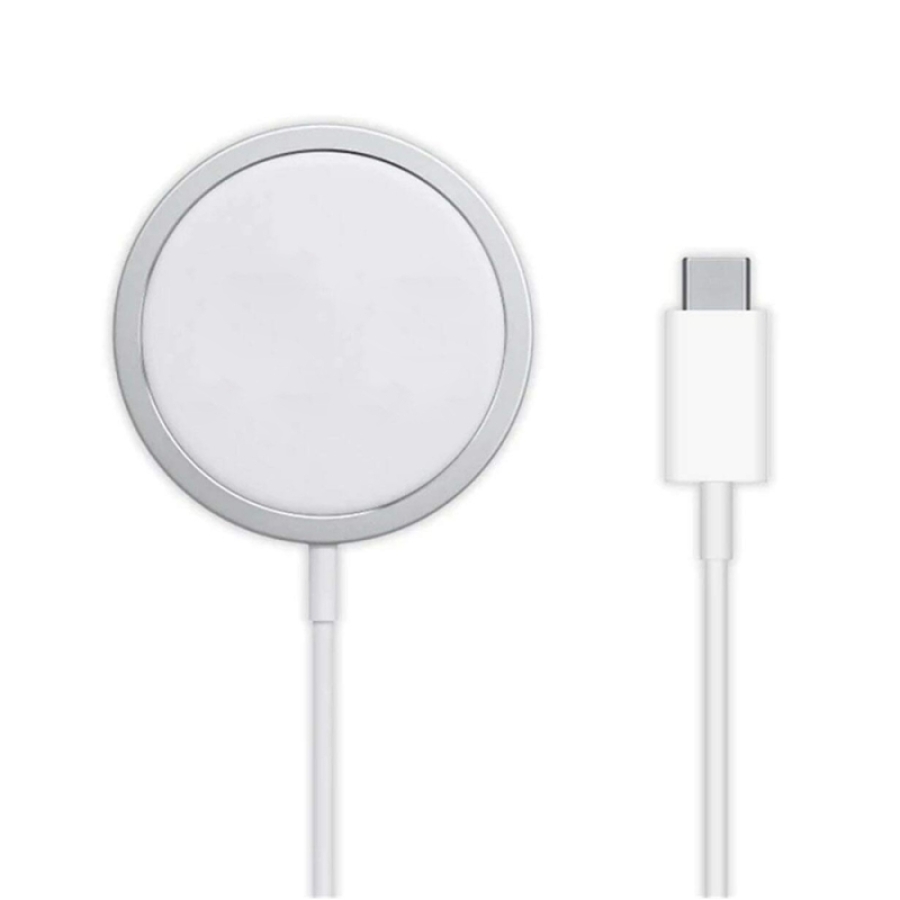 Wiwu 15W Magsafe Charger Desktop Wireless Universal Qi Magnetic Adapter - White