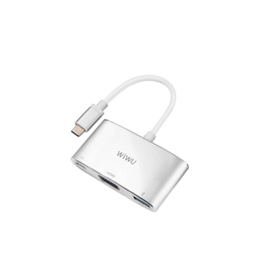 Wiwu Alpha 3 In 1 USB-C Hub C2H