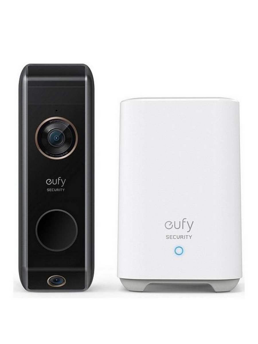 Eufy Video Doorbell Dual Camera 2K with HomeBase -Black