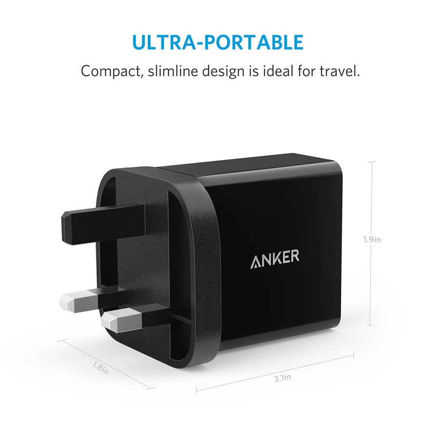 Anker PowerPort+ 1 with QC3.0 and IQ