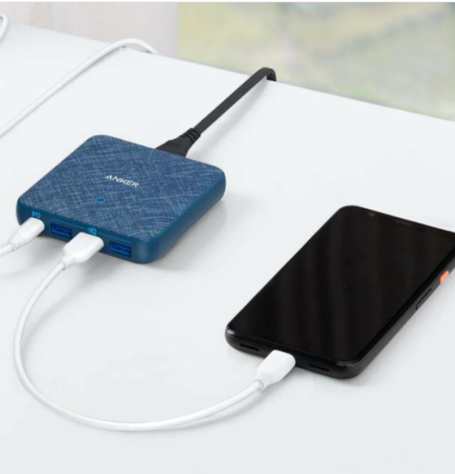Anker PowerPort Atom III Slim 4 ports 65W & PIQ 3