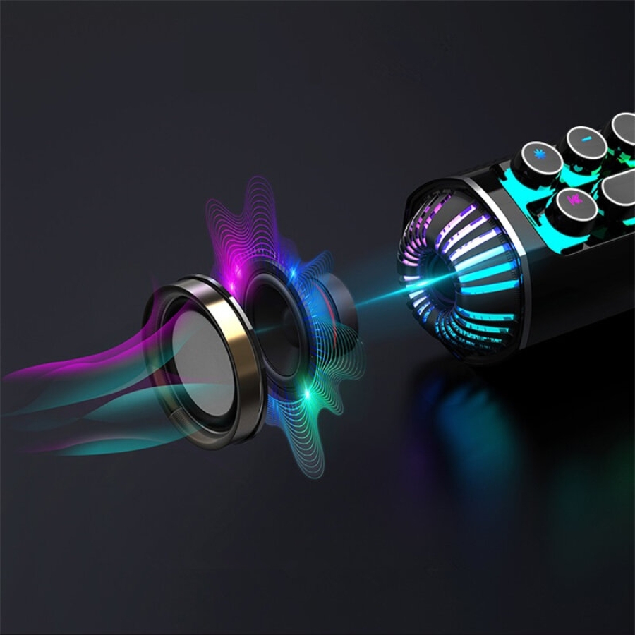 مكبر صوت بخاصية البلوتوث SOAIY SH19S مكبر صوت للألعاب RGB عالي الطاقة