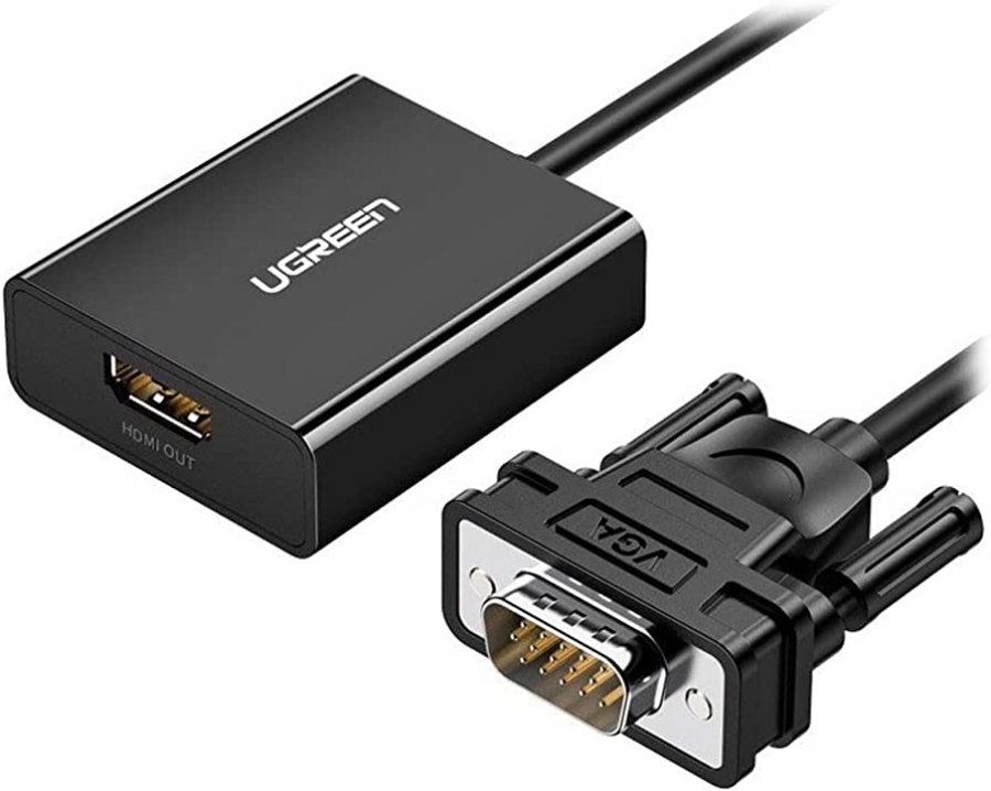 UGREEN HDMI to VGA Adapter with 3.5mm Audio Jack