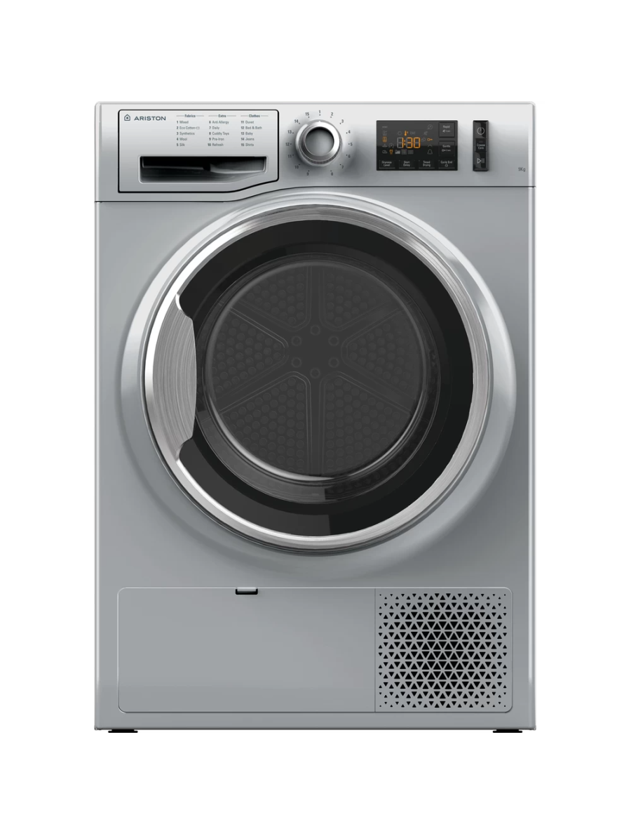 Ariston Dryer Heat Pump 9Kg Silver
