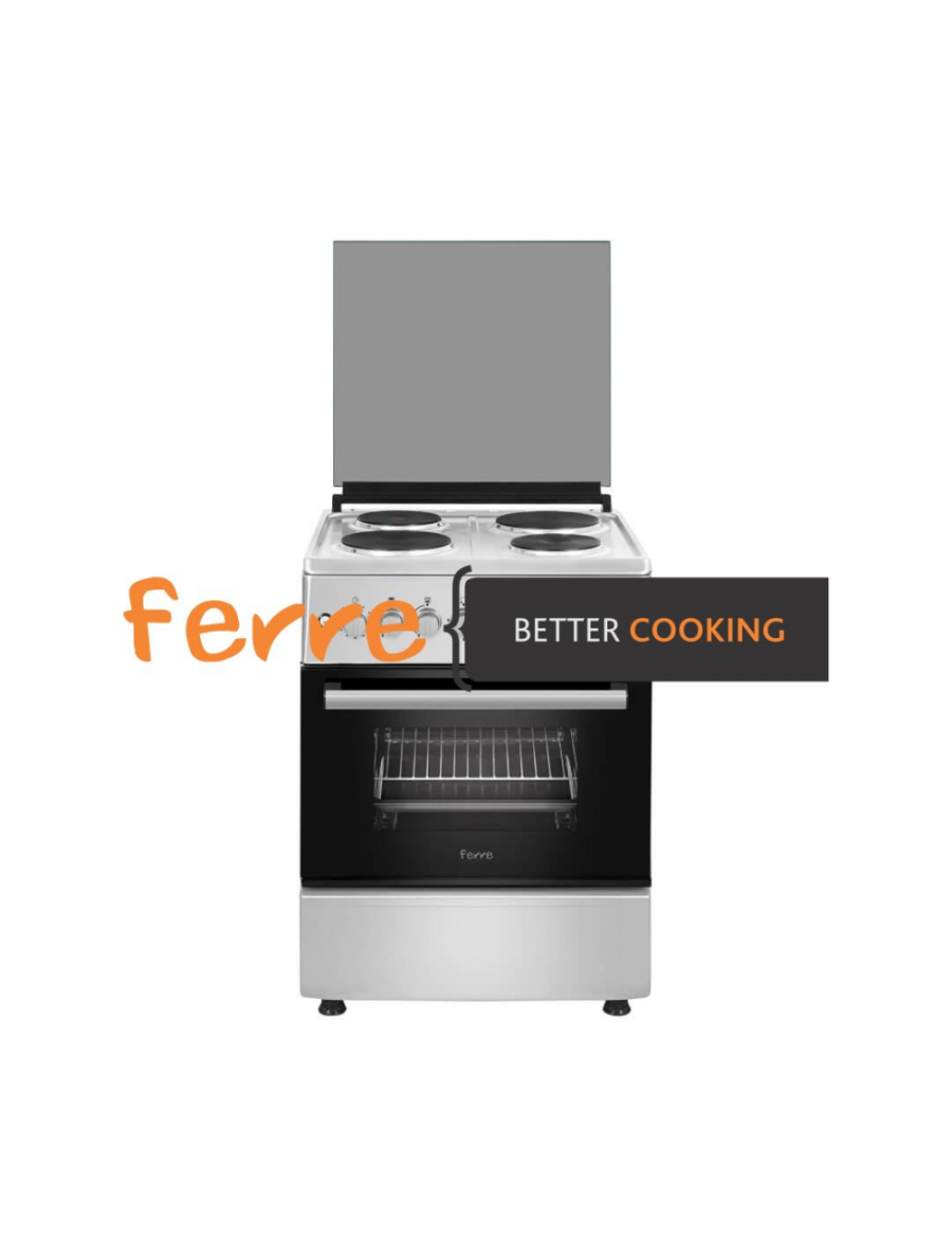 Ferre Electric Cooker 60*60cm 4 Plate Electric Burner - Silver