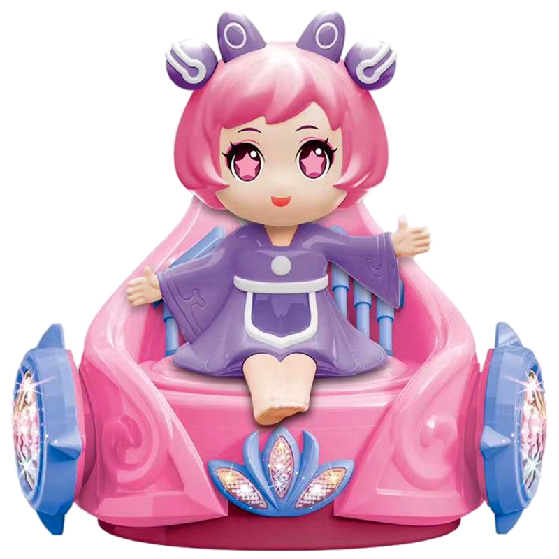 Electric Car with Light & Sound - Princess Pink
