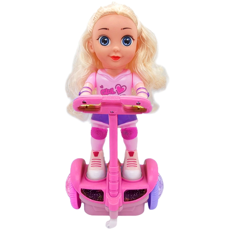 Sport Girl Rotating Balance Car - Pink