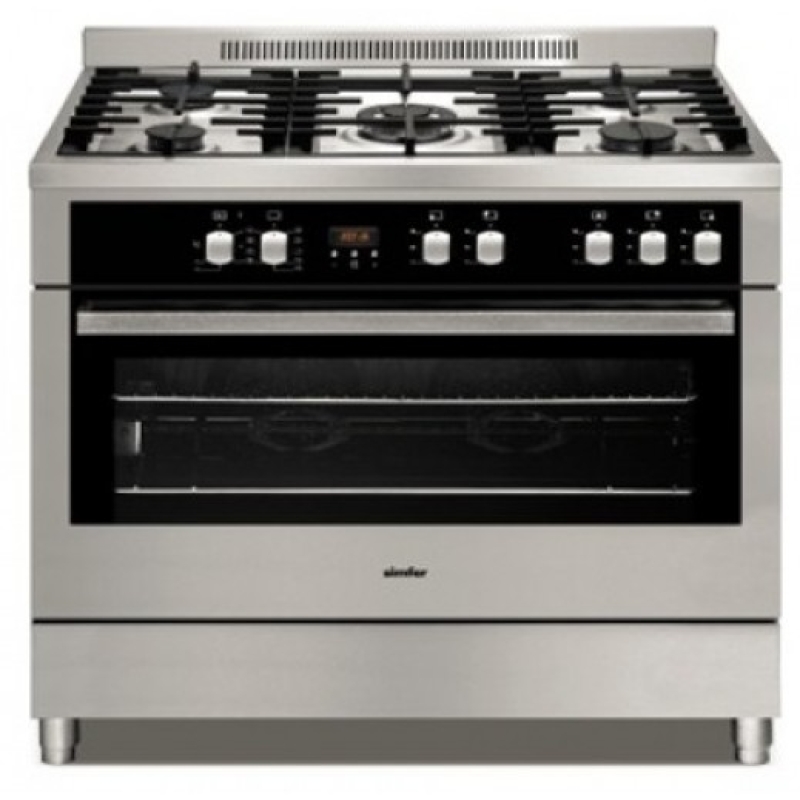 Gas cooker 5 burners, 90x60 cm from Admiral