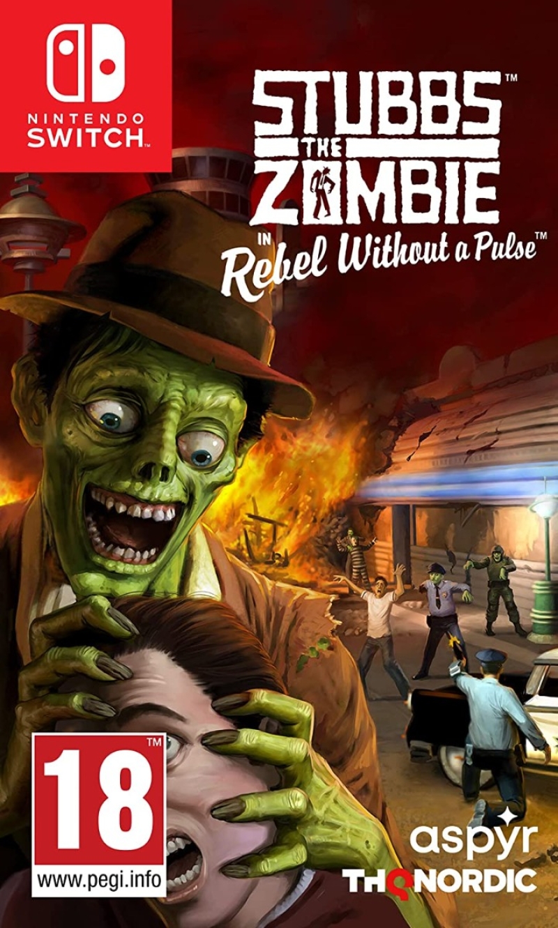 Stubbs the Zombie in Rebel Without a Pulse Switch (PAL)